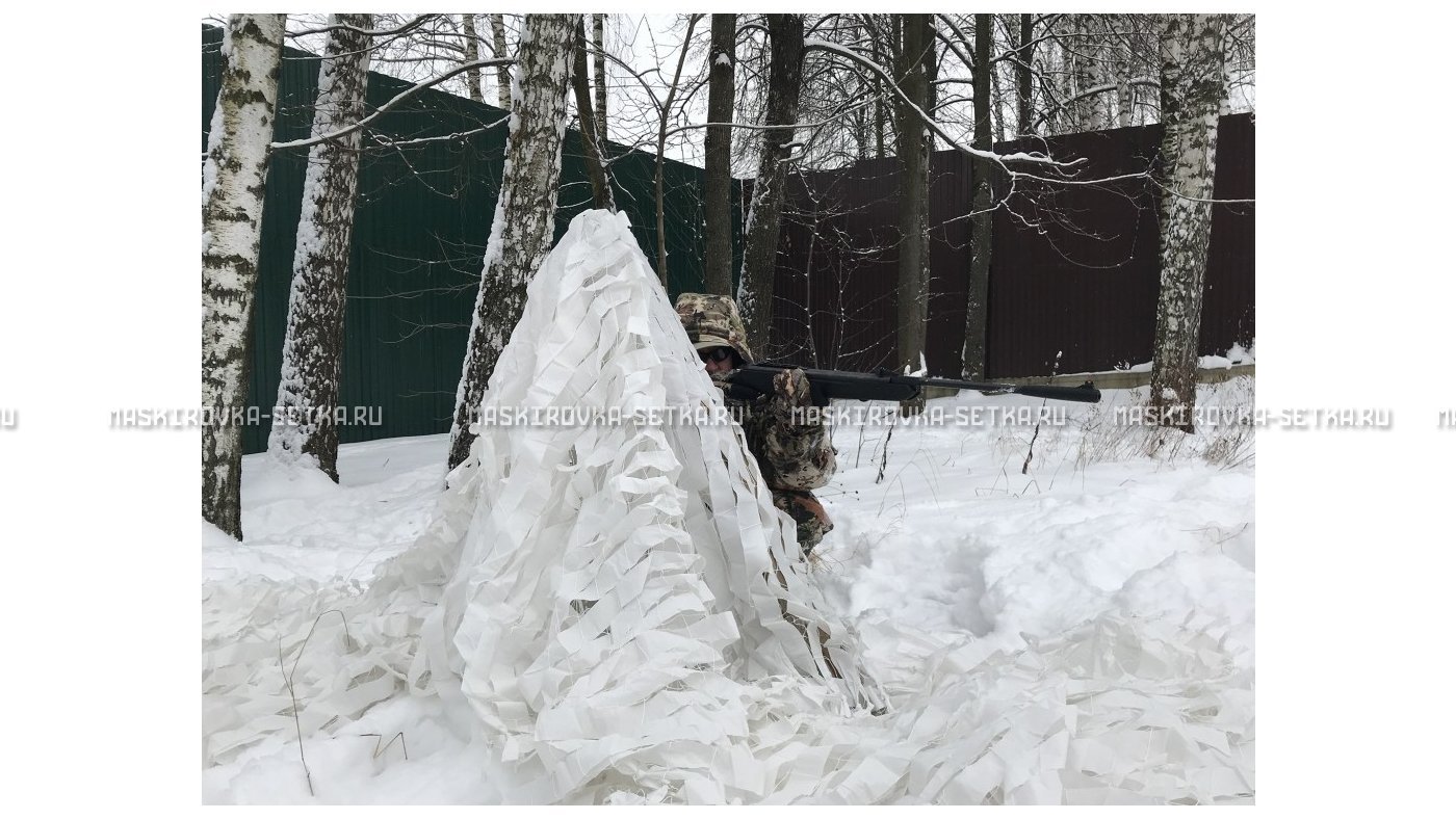 Маскировочная сеть Снег 3х6 м без антипирена – купить по цене 4350 руб. в интернет-магазине в городе Волгоград картинка 17