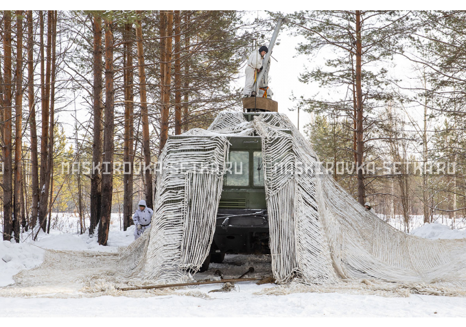 Маскировочный комплект МКТ-2С Снег 12х18 м без АП – купить по цене 58200 руб. в интернет-магазине в городе Волгоград картинка 1