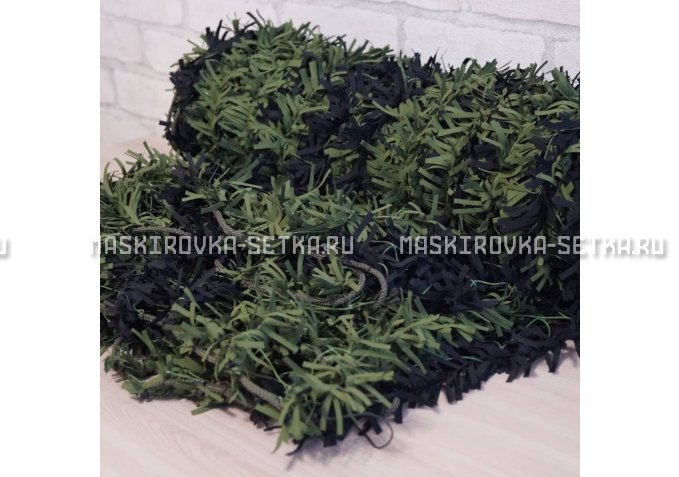 Маскировочная сеть Зеленя 2х3 м (зелено-черная) – купить по цене 3200 руб. в интернет-магазине в городе Волгоград картинка 4